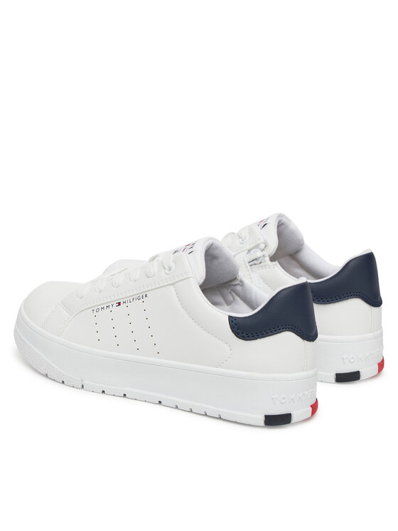 Tommy Hilfiger Tommy Hilfiger Tenisice Low Cut Lace-Up Sneaker T3X9-33856-1355 S Bijela