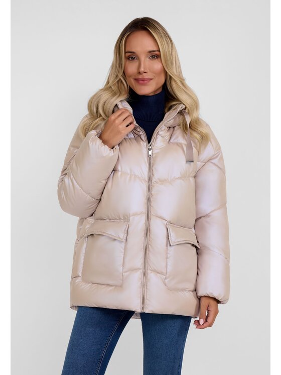 minoti minoti Kurtka zimowa 26wcoat13 Szary Regular Fit