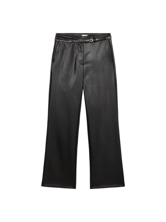 Oltre Oltre Pantaloni di tessuto P381R008696N033 Nero Regular Fit