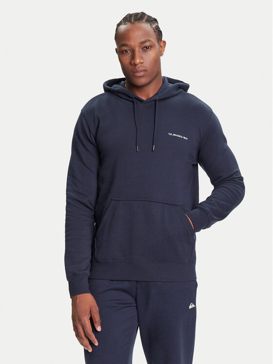 Quiksilver Quiksilver Majica dugih rukava Graphic Hoodie EQYFT05131 Tamnoplava Regular Fit
