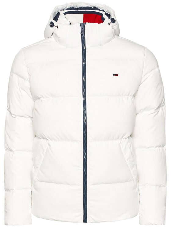 Tommy Jeans Pūkinė striukė Essential DM0DM08762 Balta Regular Fit •  Modivo.lt