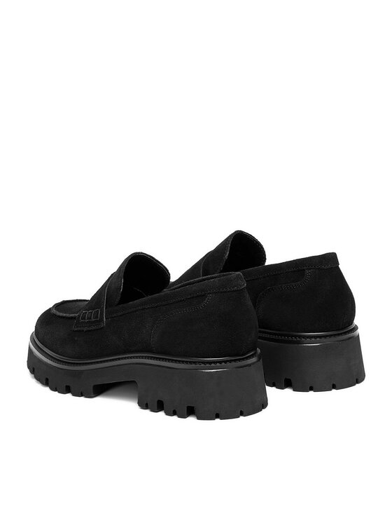 Badura Badura Loafers C-AVAH-25050LM Μαύρο