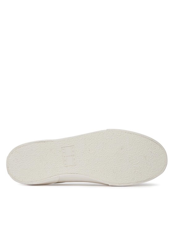 Tommy Jeans Tommy Jeans Снікерcи Tjm Vulc. Skate Derby Ess EM0EM01400 Écru