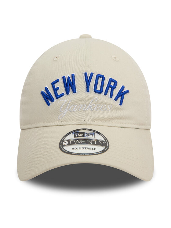 New Era New Era Șapcă Mlb Wordmark 920 Nyy 60503495 Bej