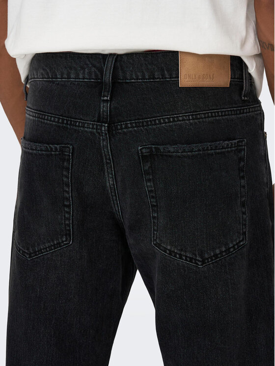 Only & Sons Only & Sons Džinsai 22026985 Juoda Loose Fit