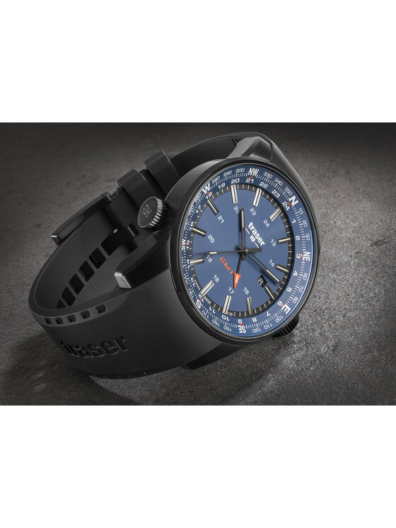 Traser Traser Zegarek TS-109743 Niebieski