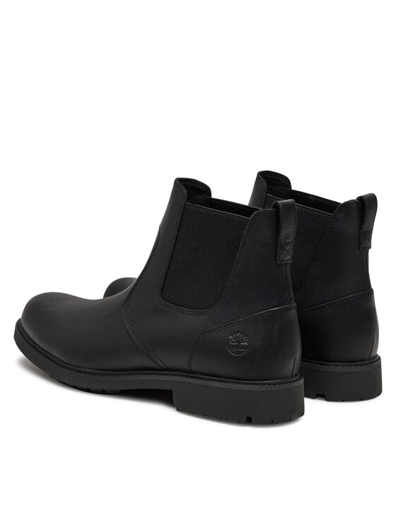 Timberland Timberland Μποτάκια με λάστιχο Stormbucks Mid C Helsea Boot TB05551R001 Μαύρο