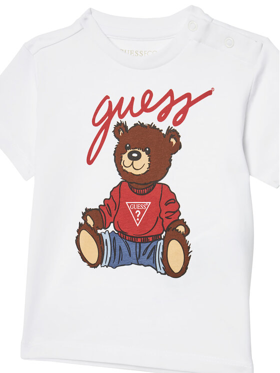 Guess Guess T-shirt H4BT01 I3Z14 Bijela Regular Fit