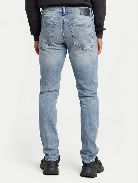 G-Star Raw G-Star Raw Jeansy 3301 51003-D875 Niebieski Tapered Fit