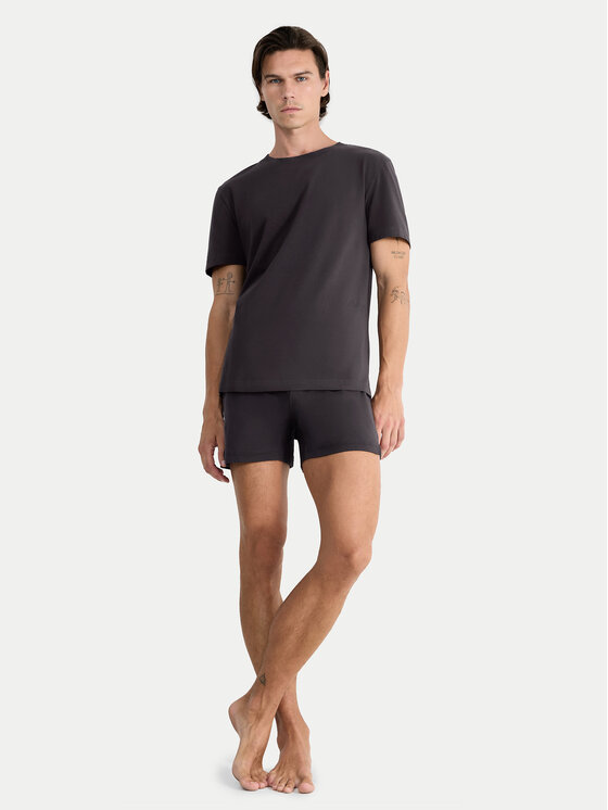 Sloggi Sloggi T-shirt 10215508 Siva Regular Fit