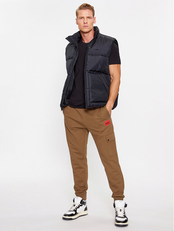 HUGO Hugo Pantaloni da tuta Dwellrom 50479164 Marrone Relaxed Fit