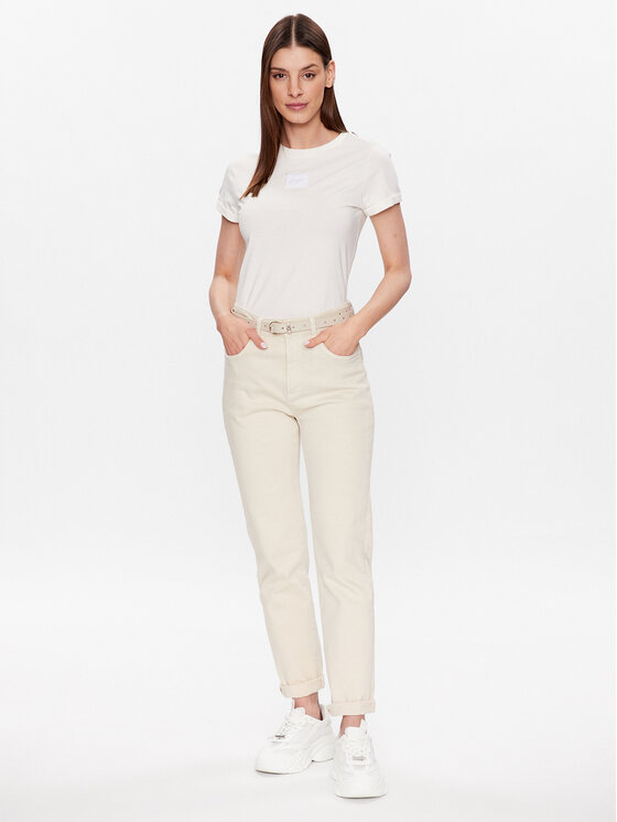 HUGO Hugo T-Shirt Slim Tee_1 50479489 Écru Slim Fit