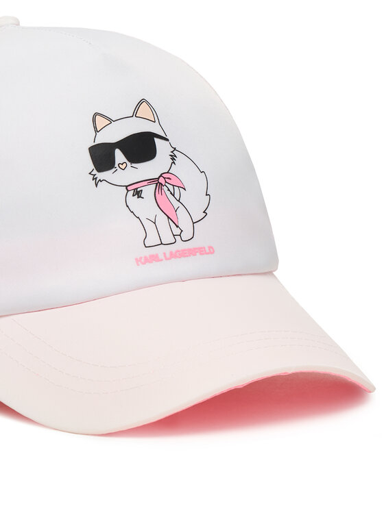 Karl Lagerfeld Kids Karl Lagerfeld Kids Šiltovka Z31235 M Biela