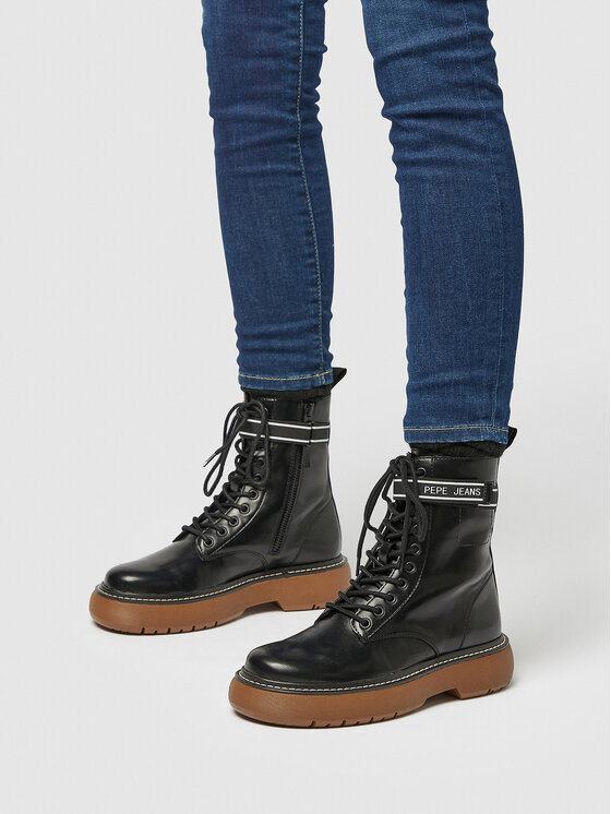 Pepe Jeans Pepe Jeans Botine PLS50503 Negru