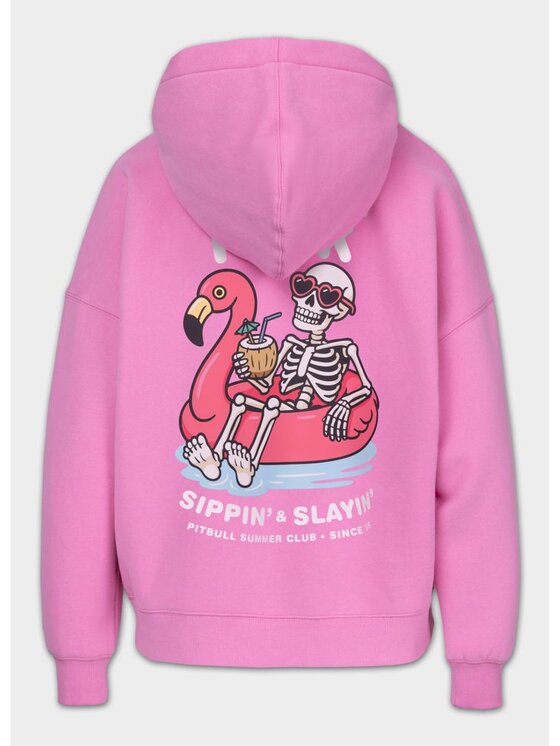 PITBULL PITBULL Bluza REST IN PINK Różowy Regular Fit