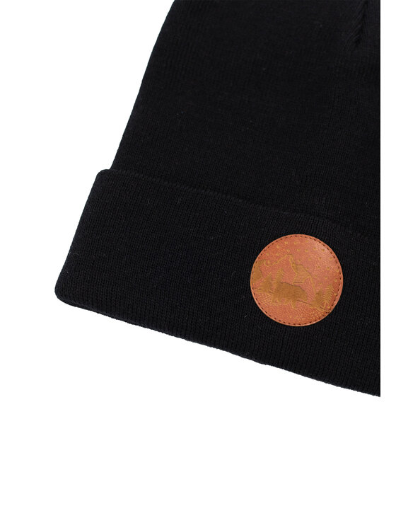 Kabak Kabak Czapka klasyczna beanie Czarny