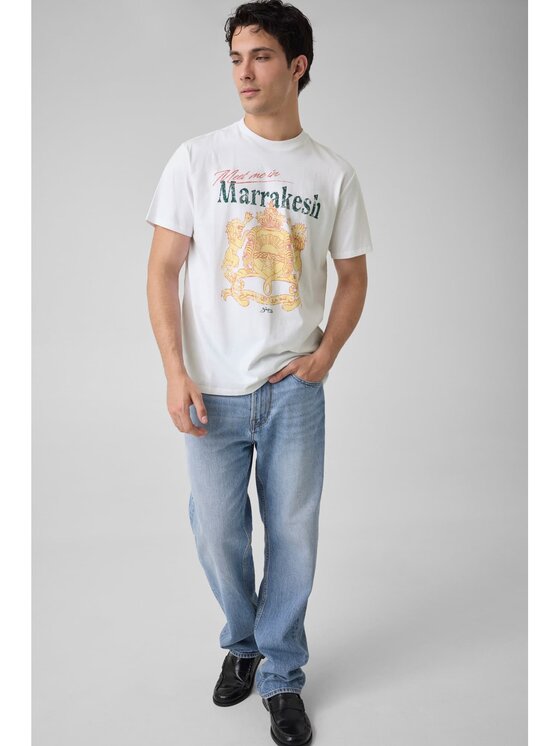 Guess Guess T-Shirt 183292 Bílá Classic Fit