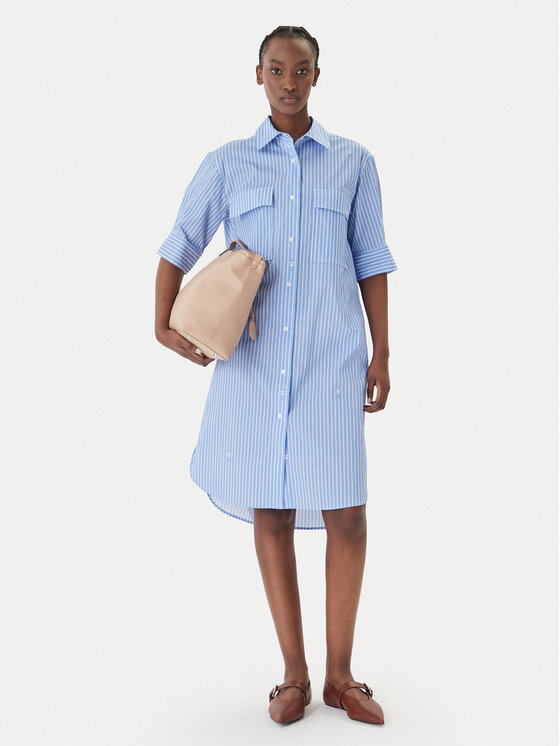 JOOP! JOOP! Рокля тип риза Daliya 30101593 Син Regular Fit