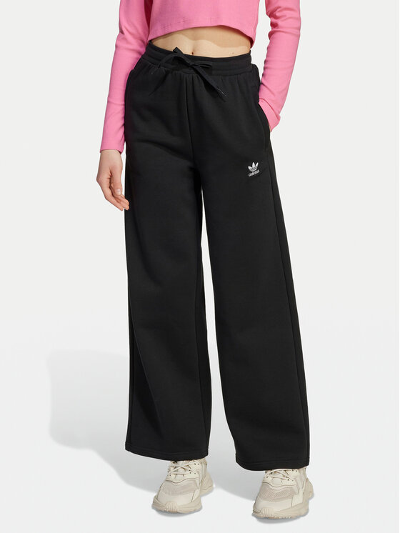 adidas adidas Teplákové kalhoty JX2780 Černá Wide Leg