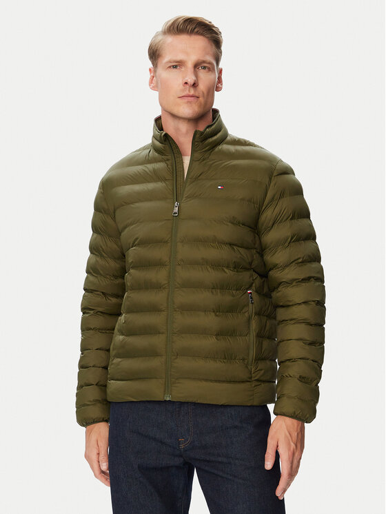 Tommy Hilfiger Tommy Hilfiger Bunda pro přechodné období MW0MW37634 Khaki Regular Fit