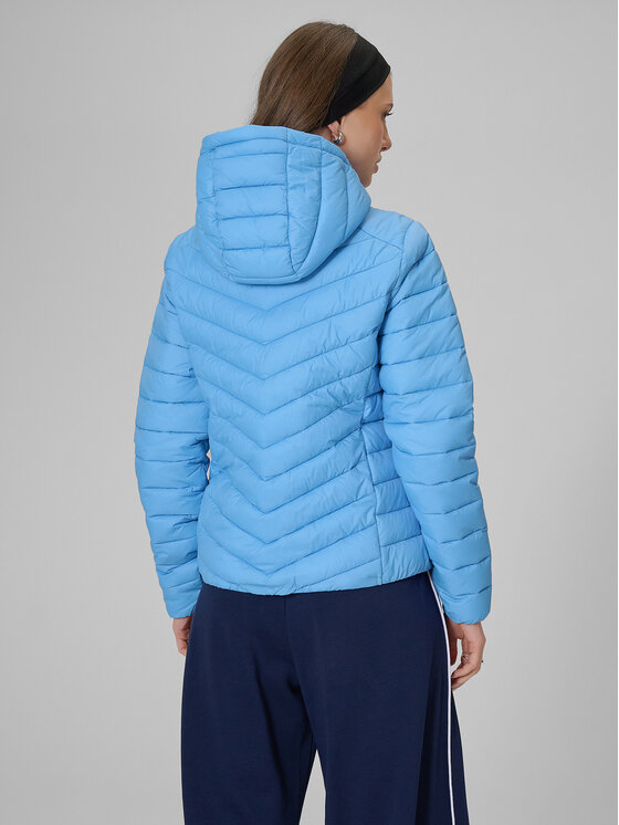 4F 4F Kurtka puchowa EVERYDAY ACTIVE Niebieski Slim Fit