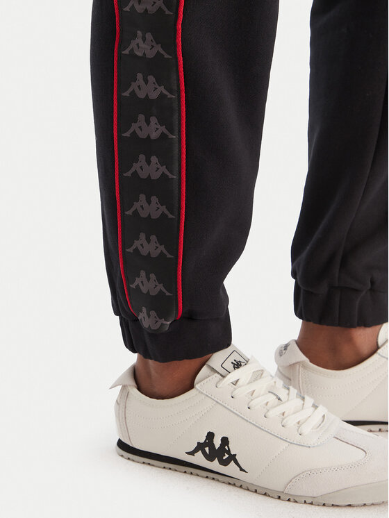 Kappa Kappa Sportinės kelnės Banda Adina 311M8HW Juoda Regular Fit
