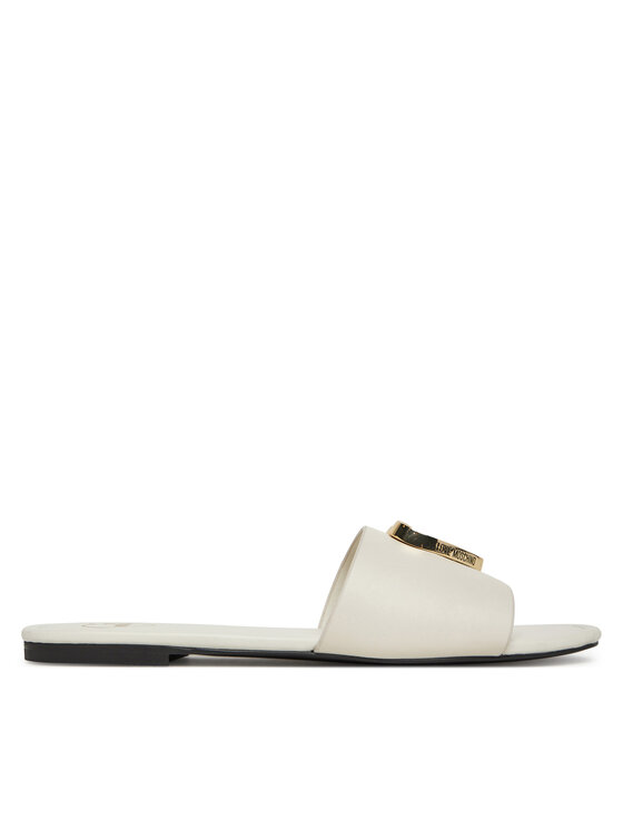 LOVE MOSCHINO LOVE MOSCHINO Klapki JA28161G0MIA0102 Écru