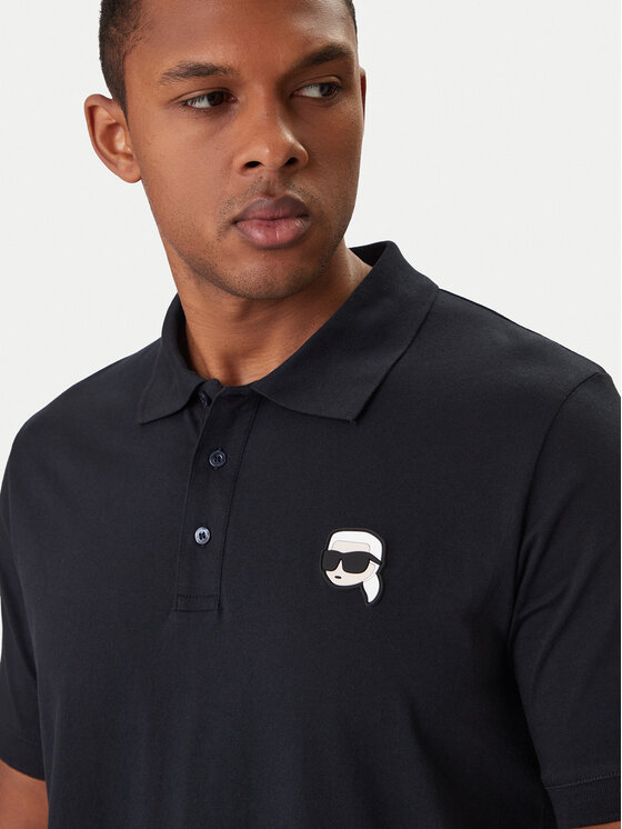 KARL LAGERFELD KARL LAGERFELD Polokošeľa 745710 561224 Tmavomodrá Regular Fit