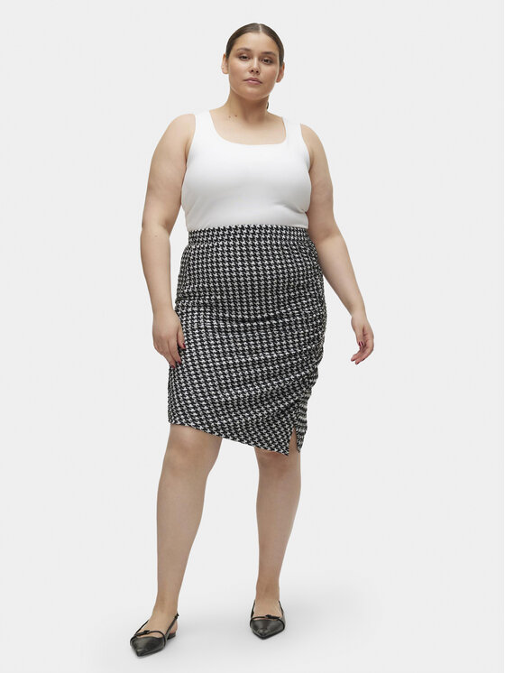 Vero Moda Curve Vero Moda Curve Fustă tip creion Bena 10301999 Negru Regular Fit