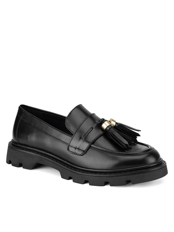 GINO ROSSI GINO ROSSI Loafersy SIMON-115856 Černá