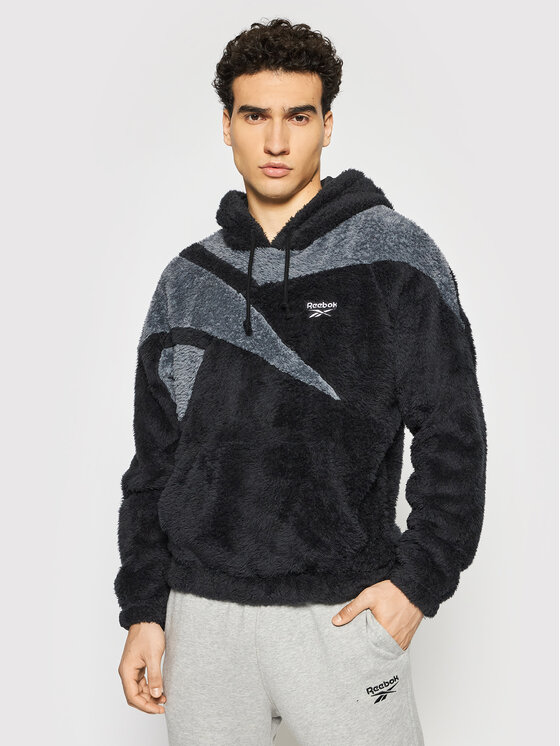 Reebok Reebok Jopa Vector Sherpa GV3484 Črna Regular Fit