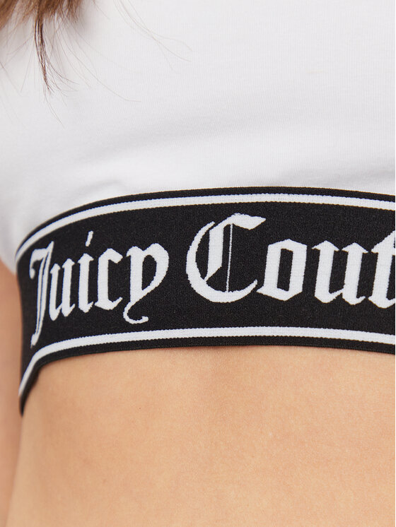 Juicy Couture Juicy Couture T-Shirt Sophie JCSSC223412 Biały Regular Fit
