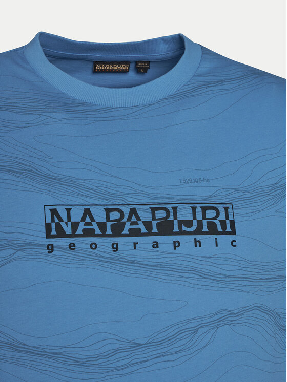 Napapijri Napapijri Футболка B-Cellini NP0A4ILS Голубий Regular Fit
