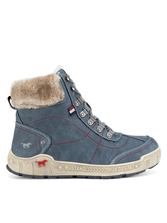 Mustang Mustang Schnürschuhe 1290-607 Blau