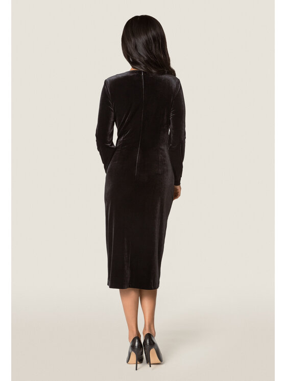 QUIOSQUE QUIOSQUE Šaty DRESS RIS Černá Regular Fit