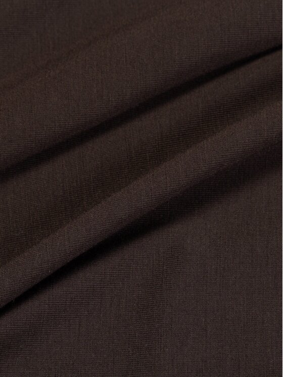 Le Collet Le Collet Bluzka ELYS Brązowy Regular Fit