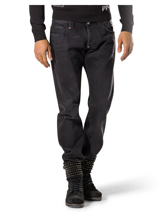 PHILIPP PLEIN PHILIPP PLEIN Jeans 30771 Nero Straight Fit