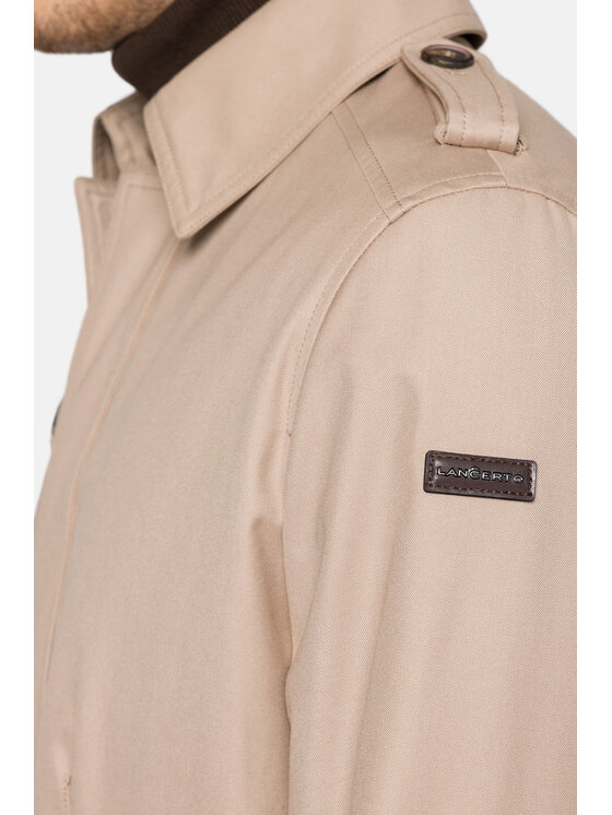 Lancerto Lancerto Płaszcz przejściowy Altea PC131223000013 Beżowy Regular Fit