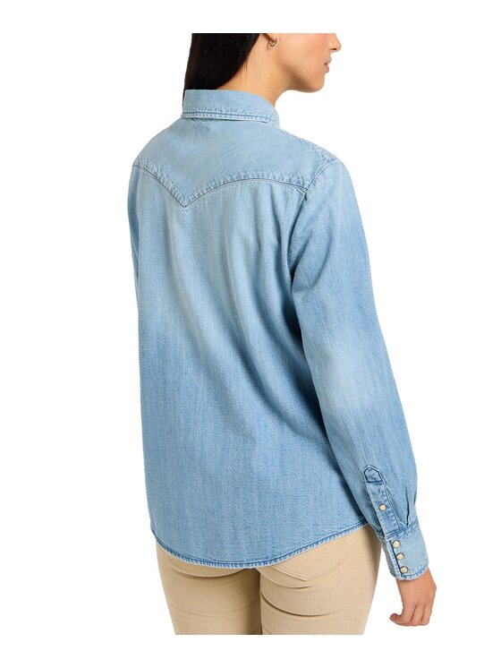 Lee Lee Koszula jeansowa 112355108 Niebieski Regular Fit