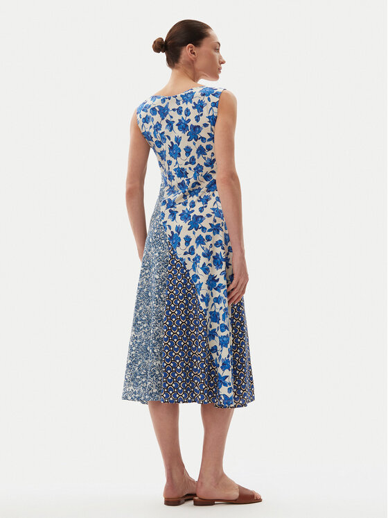 Weekend Max Mara Weekend Max Mara Sommerkleid Cubano 2515621062 Blau Relaxed Fit