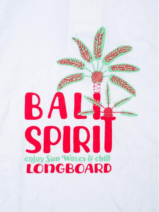 MyStars MyStars T-Shirt Bali Spirit 132422 Biały Regular Fit
