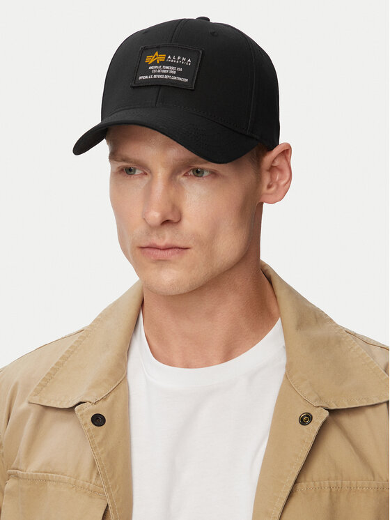 Alpha Industries Alpha Industries Czapka z daszkiem Crew Camp 128934 Czarny