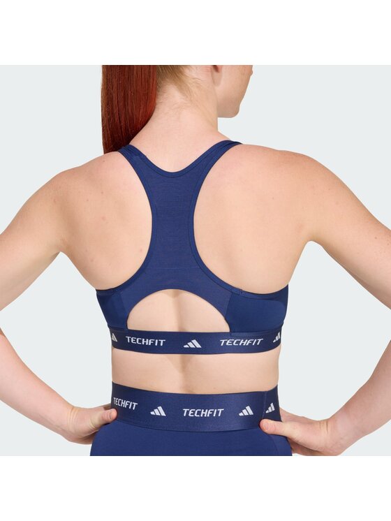 adidas adidas Biustonosz sportowy 139749 Błękitny