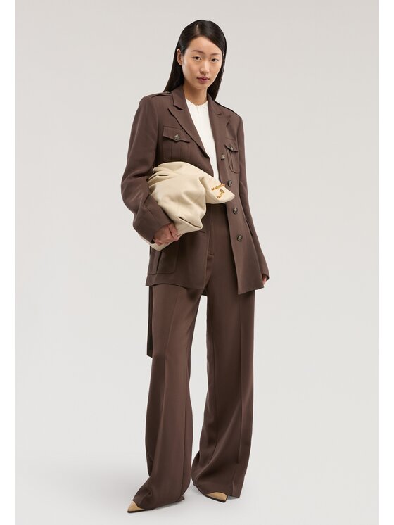 Trussardi Trussardi Pantaloni di tessuto P232A102351N032 Marrone Regular Fit