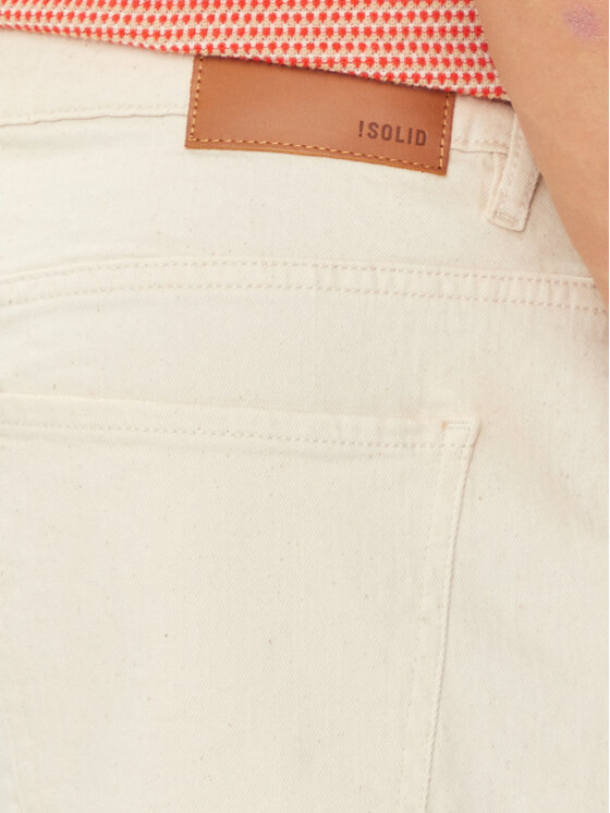 Solid Solid Pantalon scurți din material Owen 21108218 Bej Regular Fit