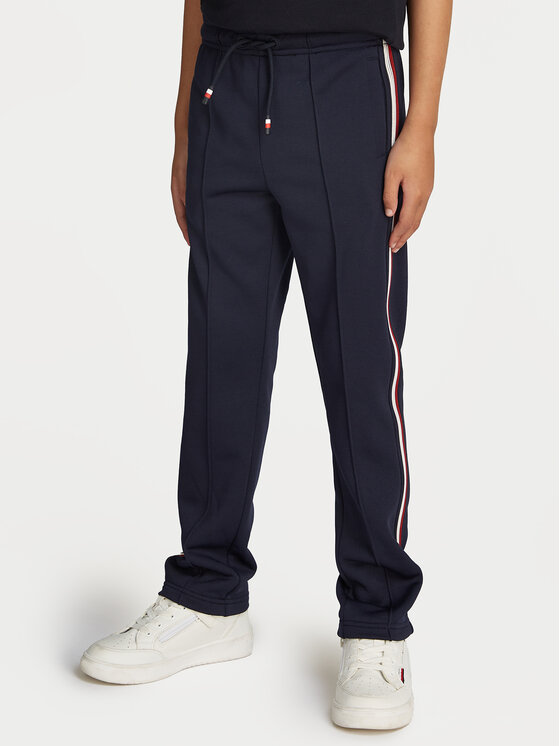 Tommy Hilfiger Teplákové nohavice Global Stripe KB0KB09383 Tmavomodrá Regular Fit