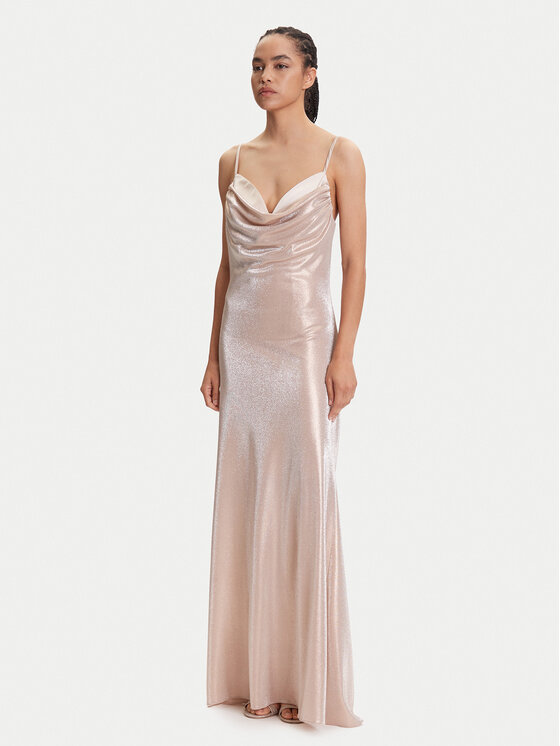 ACCESS FASHION ACCESS FASHION Abendkleid 53-3342-373 Beige Slim Fit