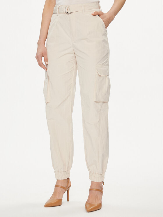 Guess Guess Pantaloni cargo W4RB18 WFVV0 Beige Cargo Fit