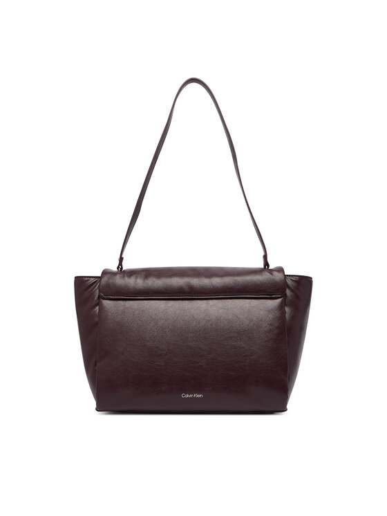 Calvin Klein Calvin Klein Handtasche Emblem Hw Padded Satchel LV04F3615G Dunkelrot
