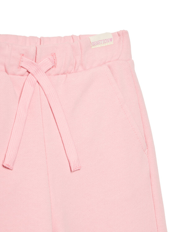 United Colors Of Benetton United Colors Of Benetton Spodnie dresowe 3UNIGF04P Różowy Wide Leg